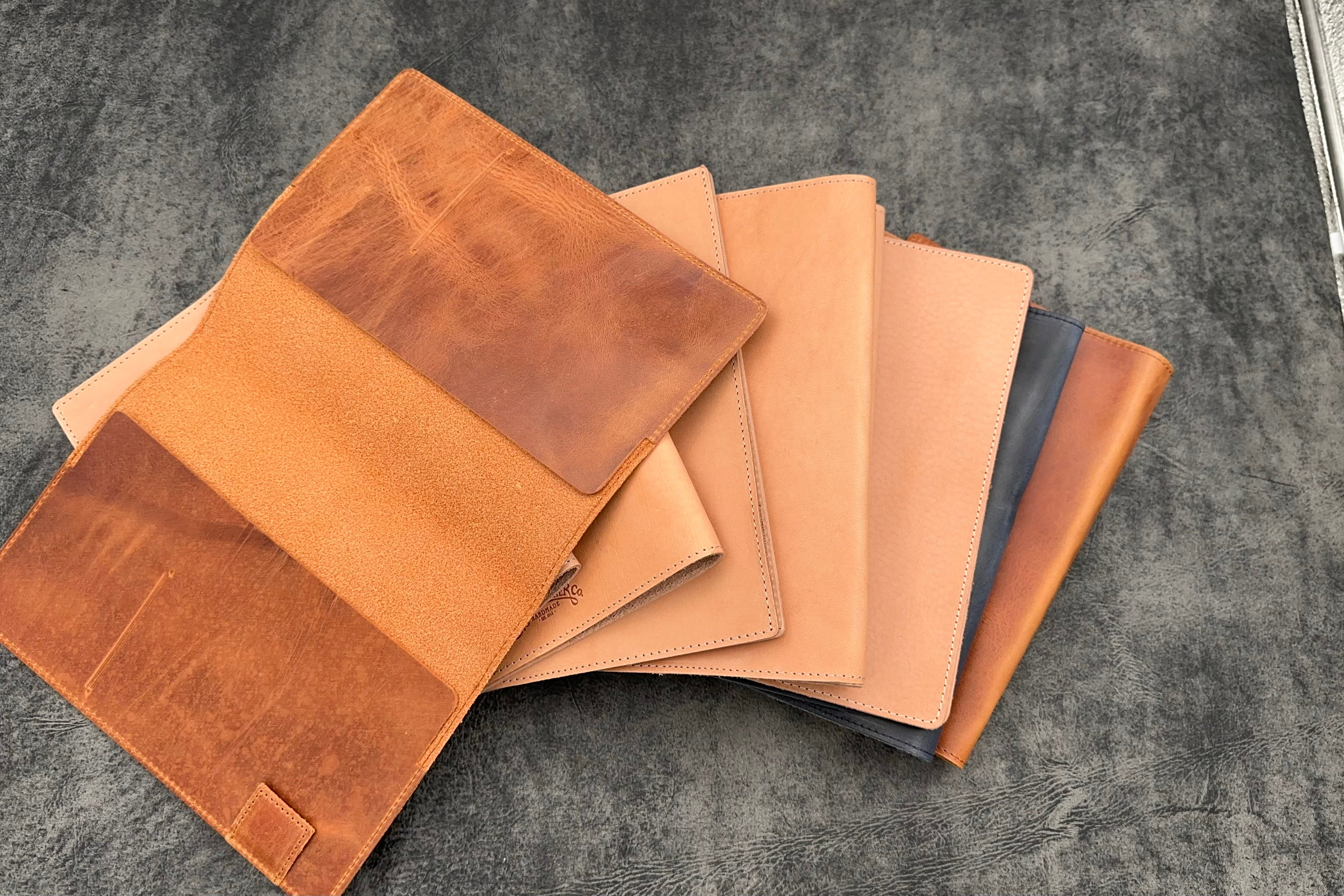 Premium Genuine Leather A5 Notebook Cover - Slim & Durable Planner Case in Multiple Colors (430) - Perfect for Office, Journaling & Gift Giving