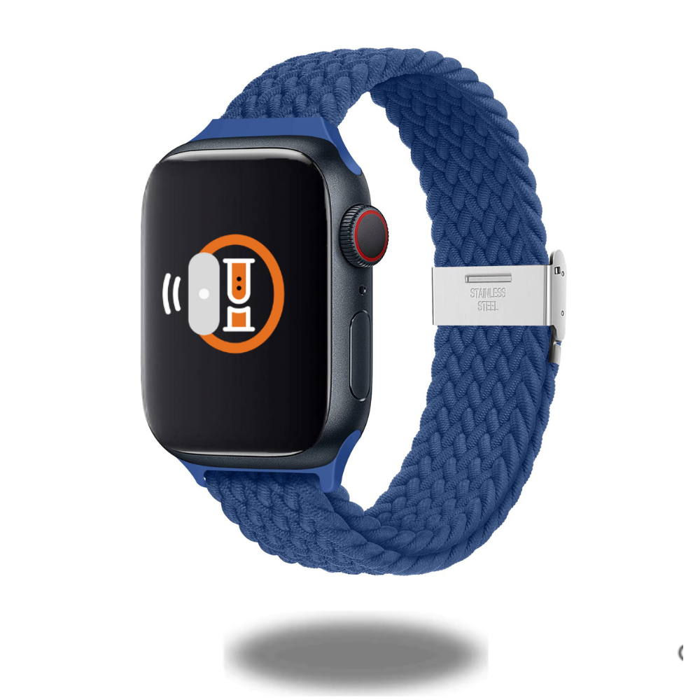Adjustable Slim Braided Solo Loop Strap - Comfortable & Stylish Watch Band for Apple Watch - Perfect for Workouts, Running & Everyday Wear