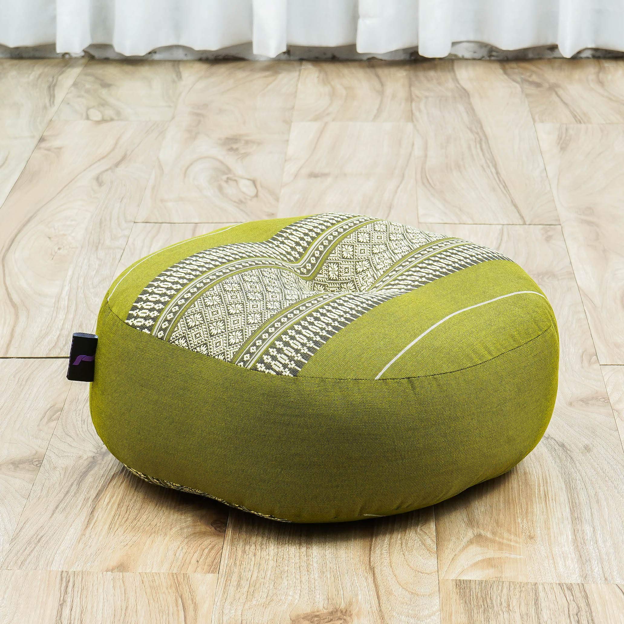 Premium Meditation Cushion Set - Zafu Yoga Pillow & Zabuton Mat with Natural Kapok Filling for Comfortable Seated Meditation, Yoga & Zen Practice at Home or Studio