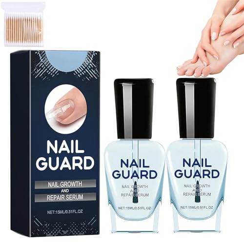 Onyxoguard Nail Growth & Repair Serum - 2PCS | Strengthens Thin Nails | Fast Nail Growth Treatment | Natural Nail Strengthener & Revitalizer | Perfect for Weak, Brittle Nails & Nail Care Routine
