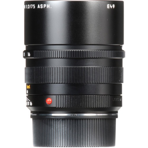 Leica APO Summicron M 75mm f/2.0 ASPH Manual Focus Lens for Portrait & Street Photography - Premium German Camera Lens for Leica M Mount Cameras