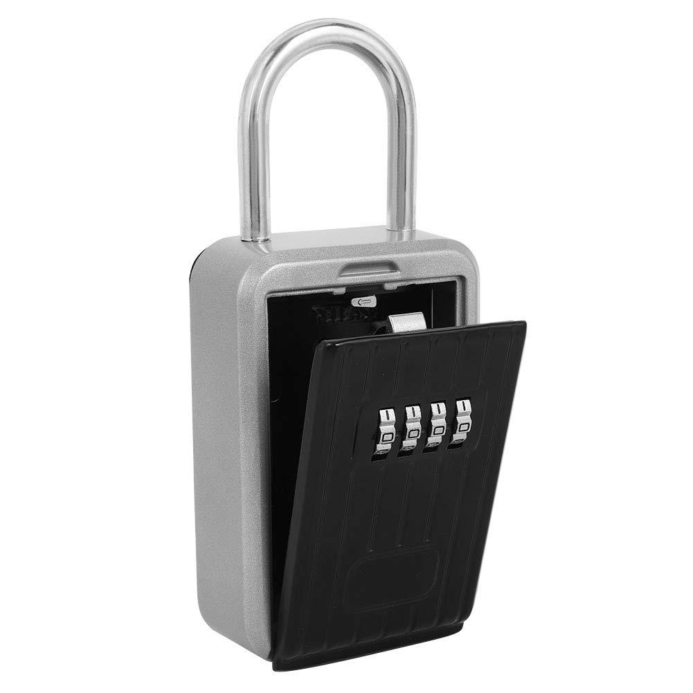 HERCHR Wall Mount Key Lock Box - Waterproof 4-Digit Combination Security Box for Spare House Keys | Outdoor Key Storage Solution for Vacation Homes, Rental Properties & Emergency Access