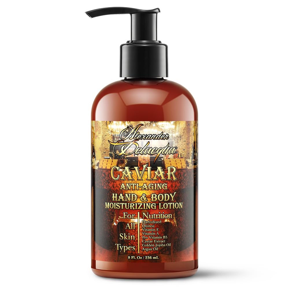 Best Anti-Aging Hand & Body Moisturizing Lotion for Dry Skin - Hydrating & Firming Cream with Collagen & Vitamin E - Perfect for Daily Use, Night Care & Gift Giving