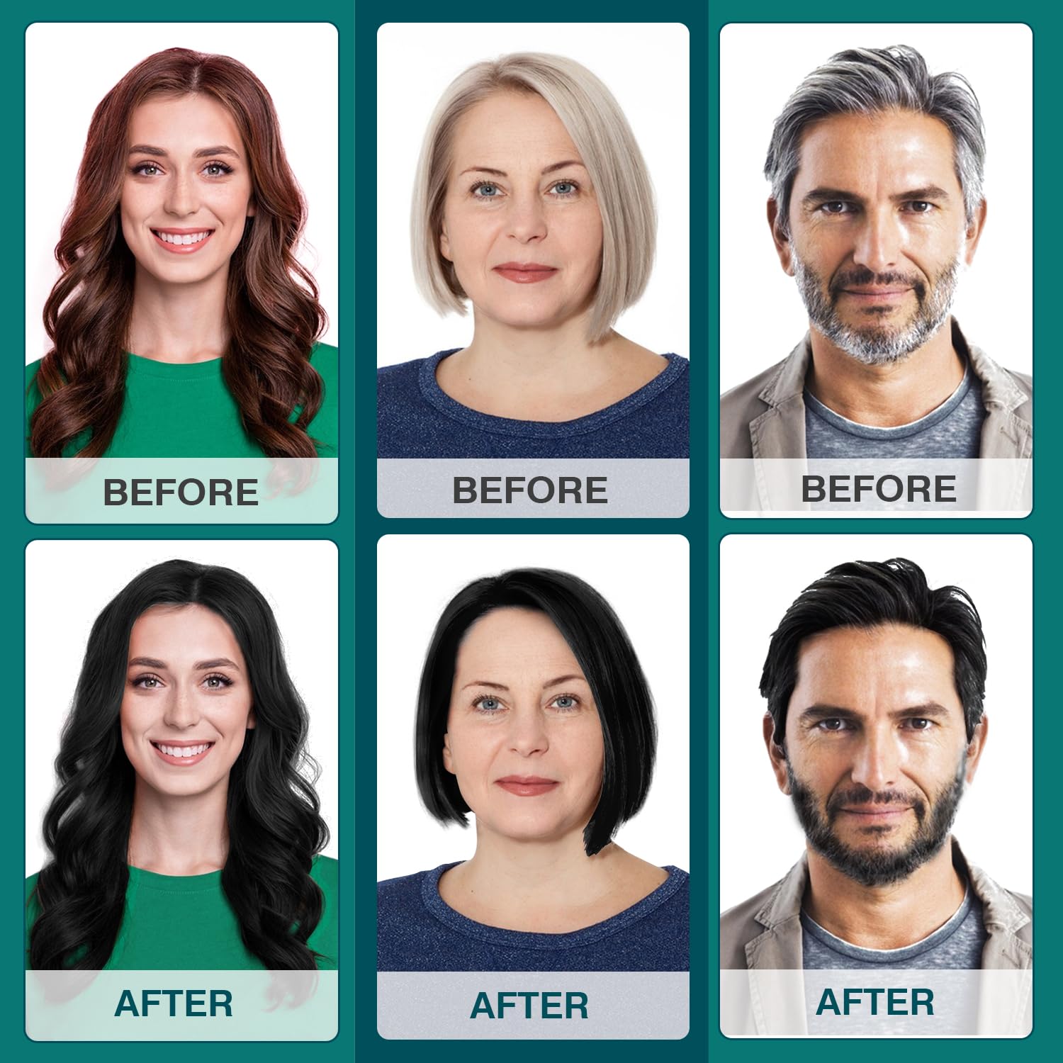Best Black Hair Dye Shampoo with Repair Formula for Hair Growth - Color & Nourish Damaged Hair - Perfect for Daily Use & Salon-Quality Results at Home