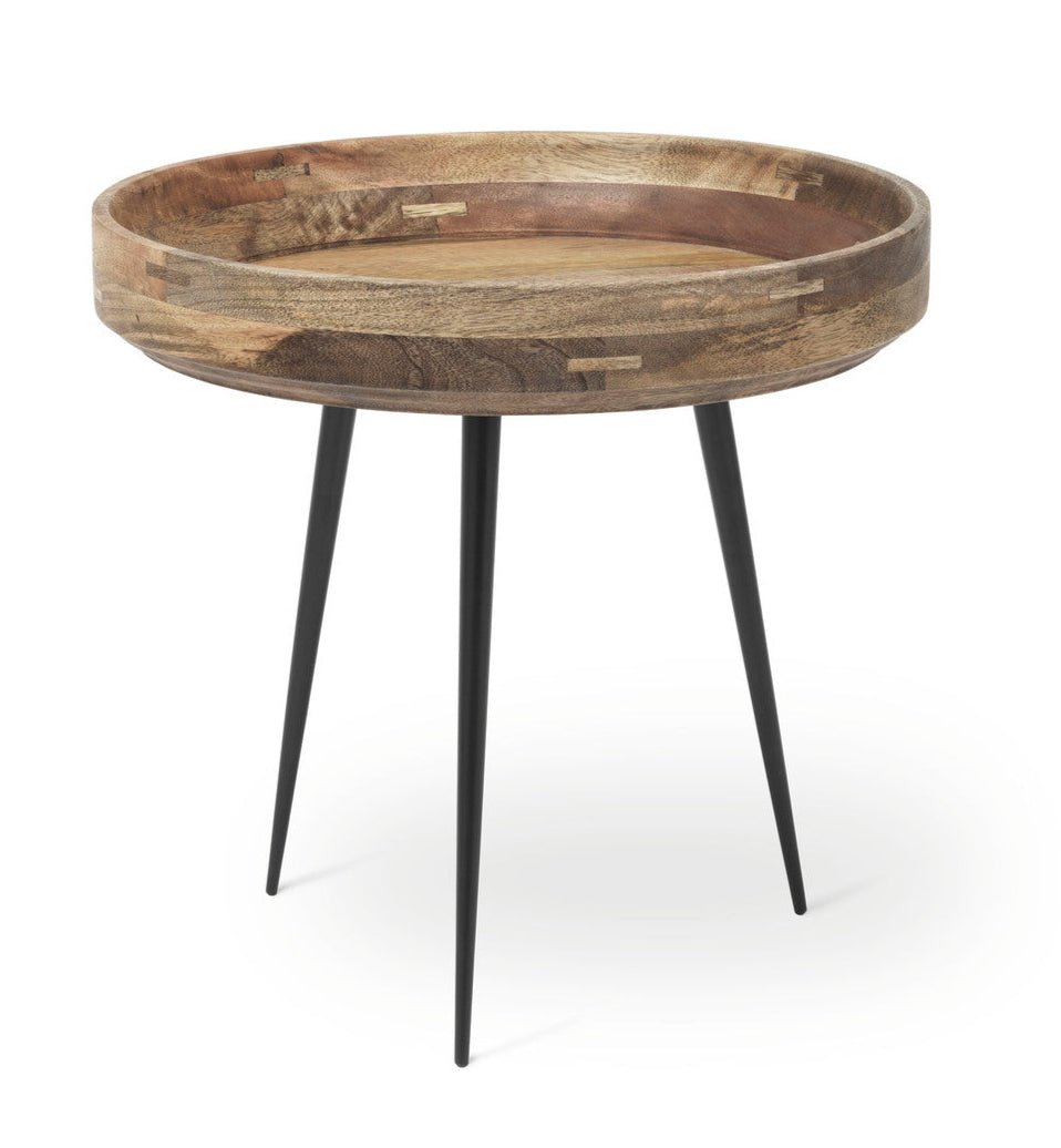 Mater Modern Wooden Bowl Table - Stylish & Functional Home Decor for Living Room, Dining Room, or Bedroom