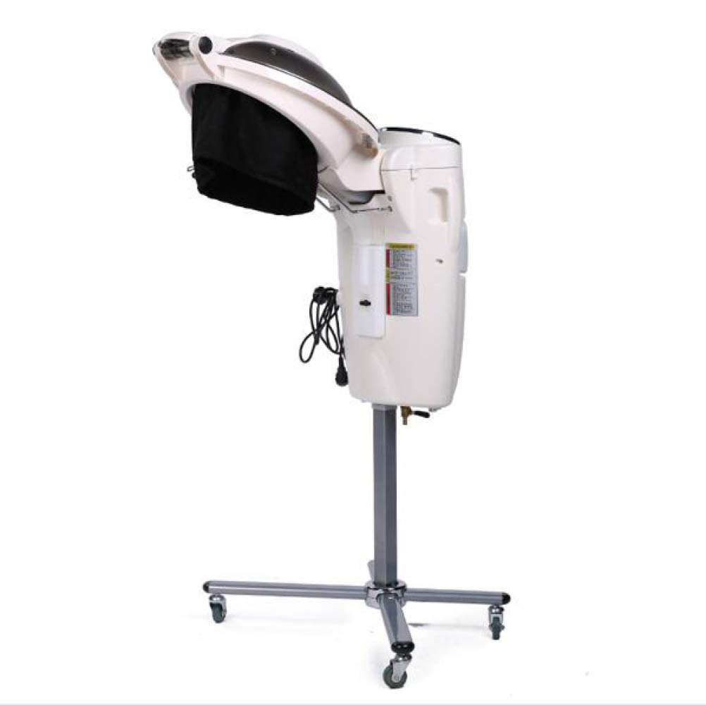 Professional Hair Steamer & Conditioning Machine for Salon & Home Use - Adjustable Height Hair Dryer Hood with Wheels, Timer & Temperature Control - Perfect for Hair Coloring, Deep Conditioning & Salon Treatments