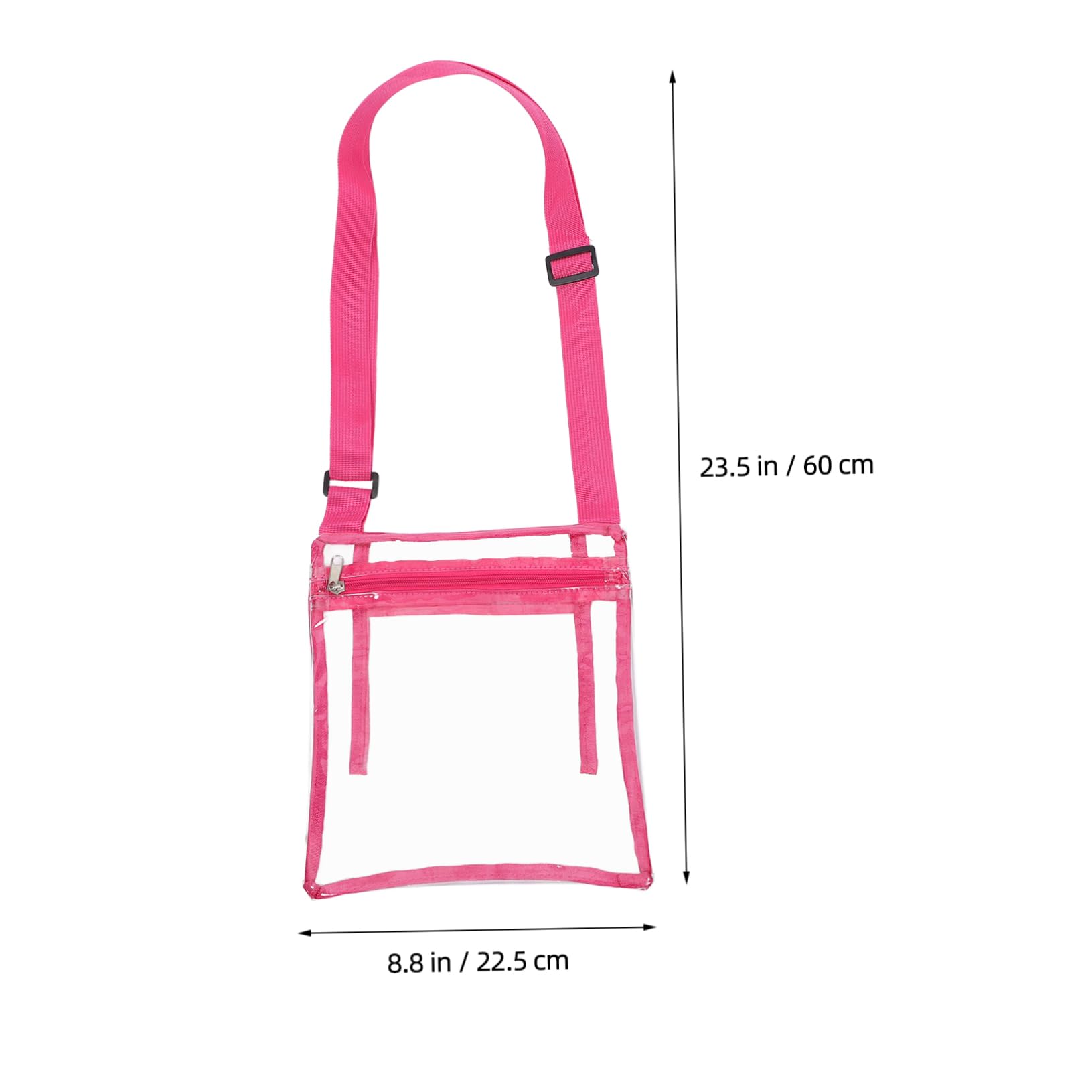 Parliky Crossbody Bag for Women - PVC Clear Phone Purse, Small Stadium Approved Shoulder Bag for Concerts, Festivals & Events - Perfect for Music Shows, Sports Games & Travel