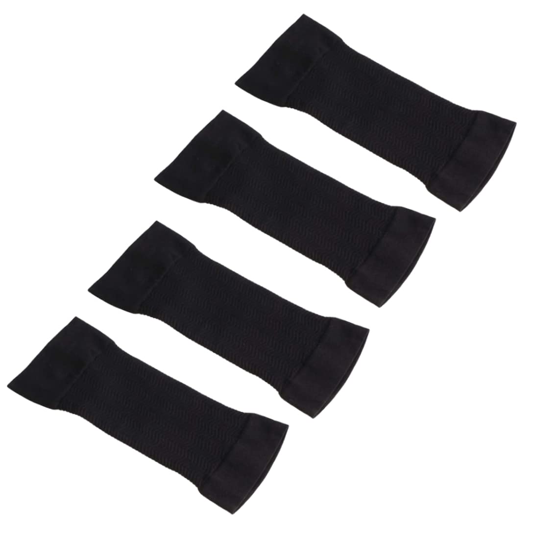 Women's Arm Shaper Sleeves - 2 Pack Black Compression Arm Sleeves for Toning & Slimming Upper Arms | Unisex Design for Women & Men | Perfect for Workouts, Yoga, and Everyday Wear