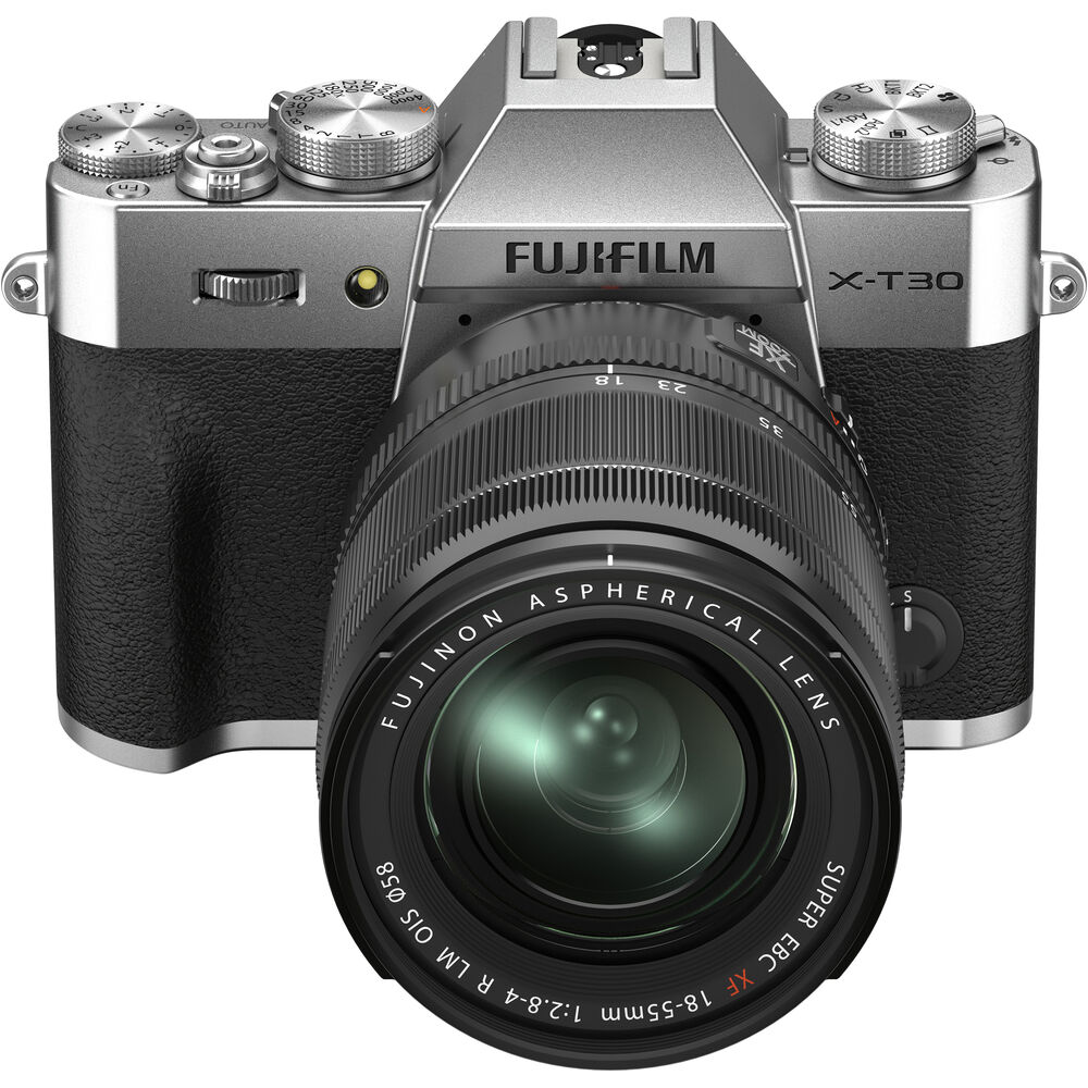 FUJIFILM X-T30 II Mirrorless Digital Camera with 18-55mm Lens (Silver) - Perfect for Travel Photography, Vlogging & Street Shooting