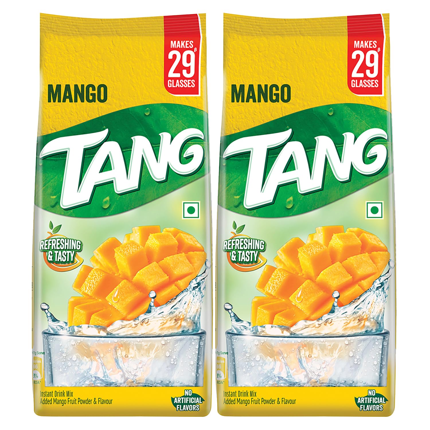 Tang Mango Instant Drink Mix Powder - 500g (Pack of 2) | Refreshing Tropical Flavor | Perfect for Iced Tea, Smoothies & Summer Beverages