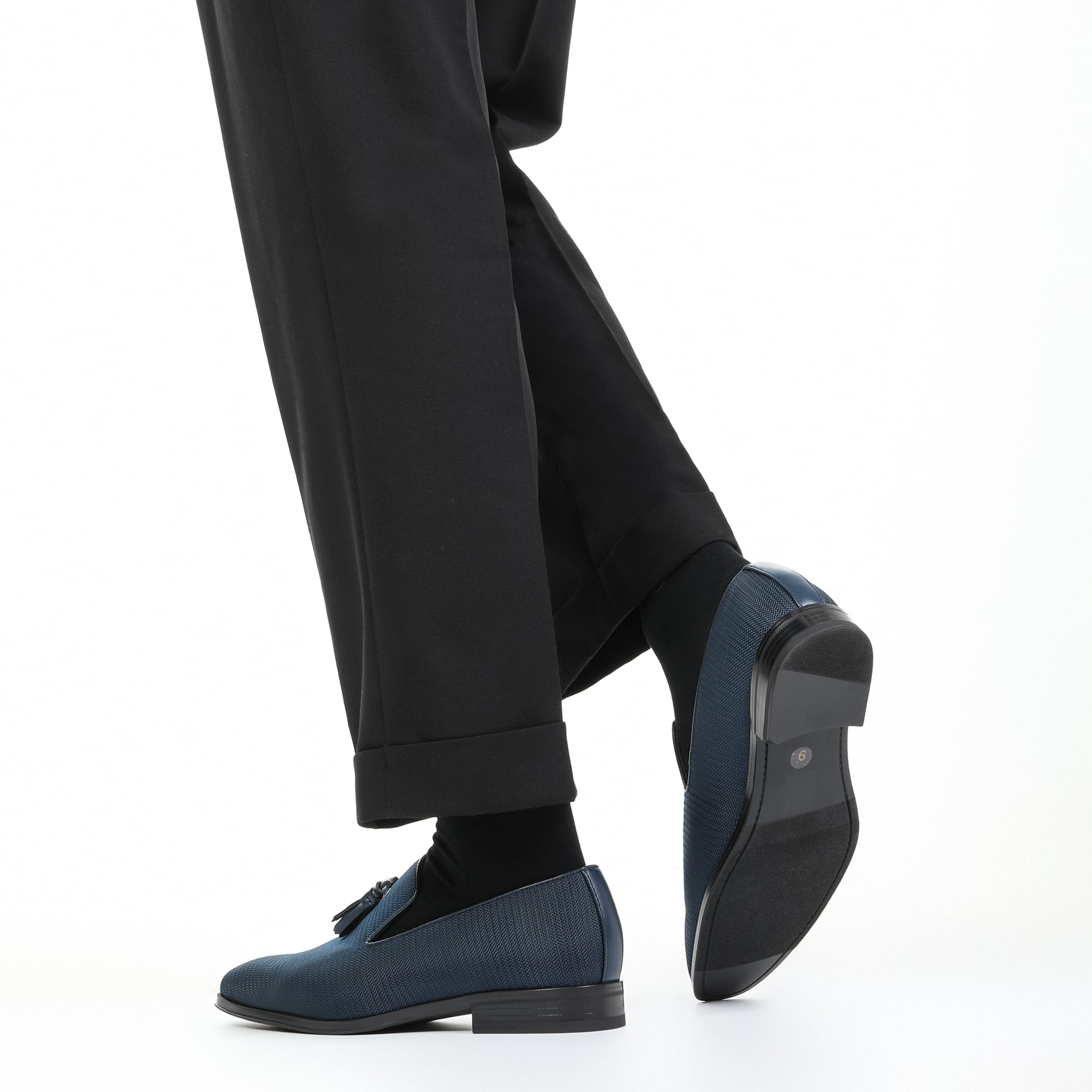Bruno Marc Men's Loafers - Slip-On Dress Shoes with Tassel for Formal Wear, Tuxedo & Suit | Comfortable Business & Wedding Shoes for Office & Special Occasions