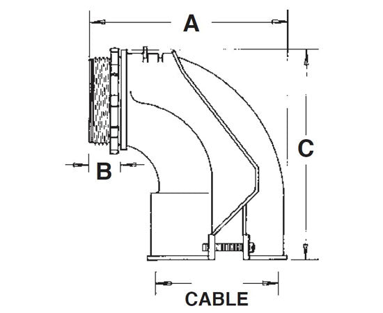 90 Degree Electrical Connectors with Insulated Throat - High Quality Right Angle Wire Terminals for Home Wiring, DIY Projects and Electrical Installations