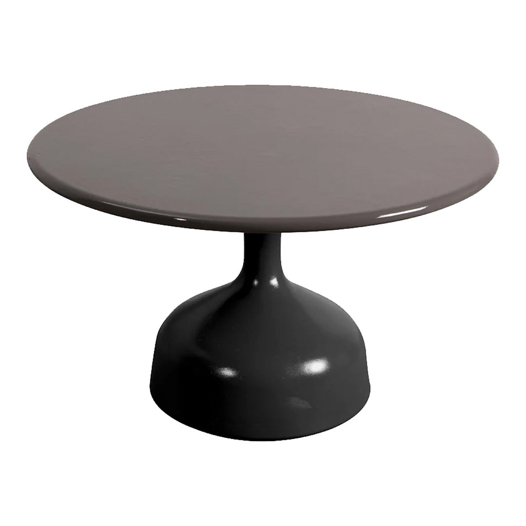Modern Round Coffee Table with Glass Top - Large Size for Living Room, Lounge & Office Decor