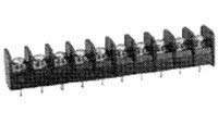 17 Position Barrier Strip Connector - 11.1mm Pitch, Solder ST Thru-Hole, 20A per Contact (2-Pack) | Ideal for Electrical Wiring, DIY Projects & Industrial Control Panels