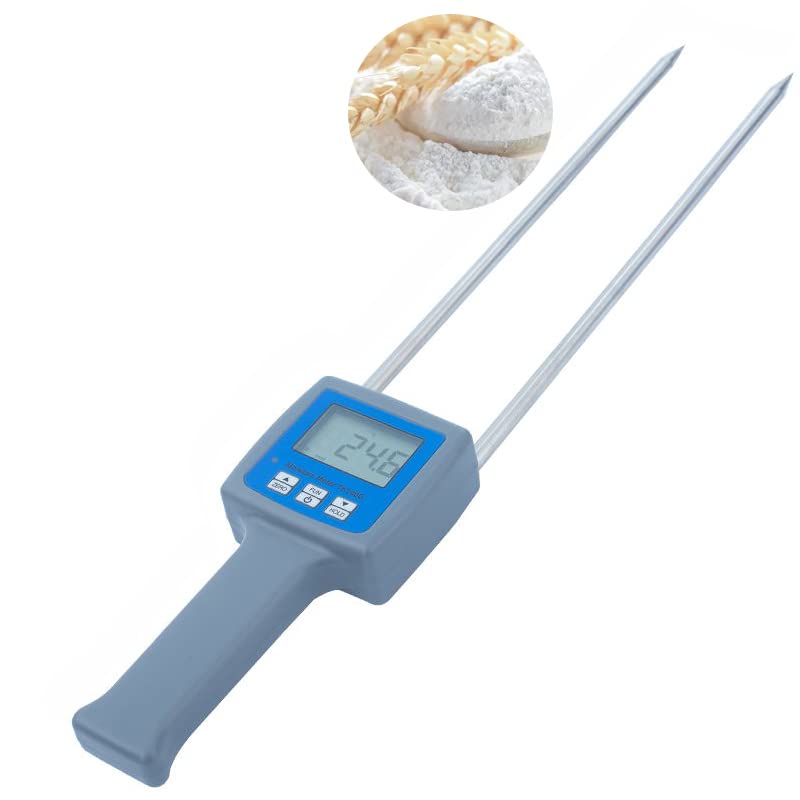 TK100GF Digital Grain Moisture Meter - Professional Moisture Analyzer for Corn, Wheat & Flour | Accurate Food Testing for Baking, Farming & Quality Control