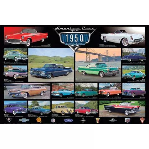 Vintage 1950s American Classic Cars - PZ1000 Model | Collectible Diecast & Display Piece for Car Enthusiasts & Home Decor
