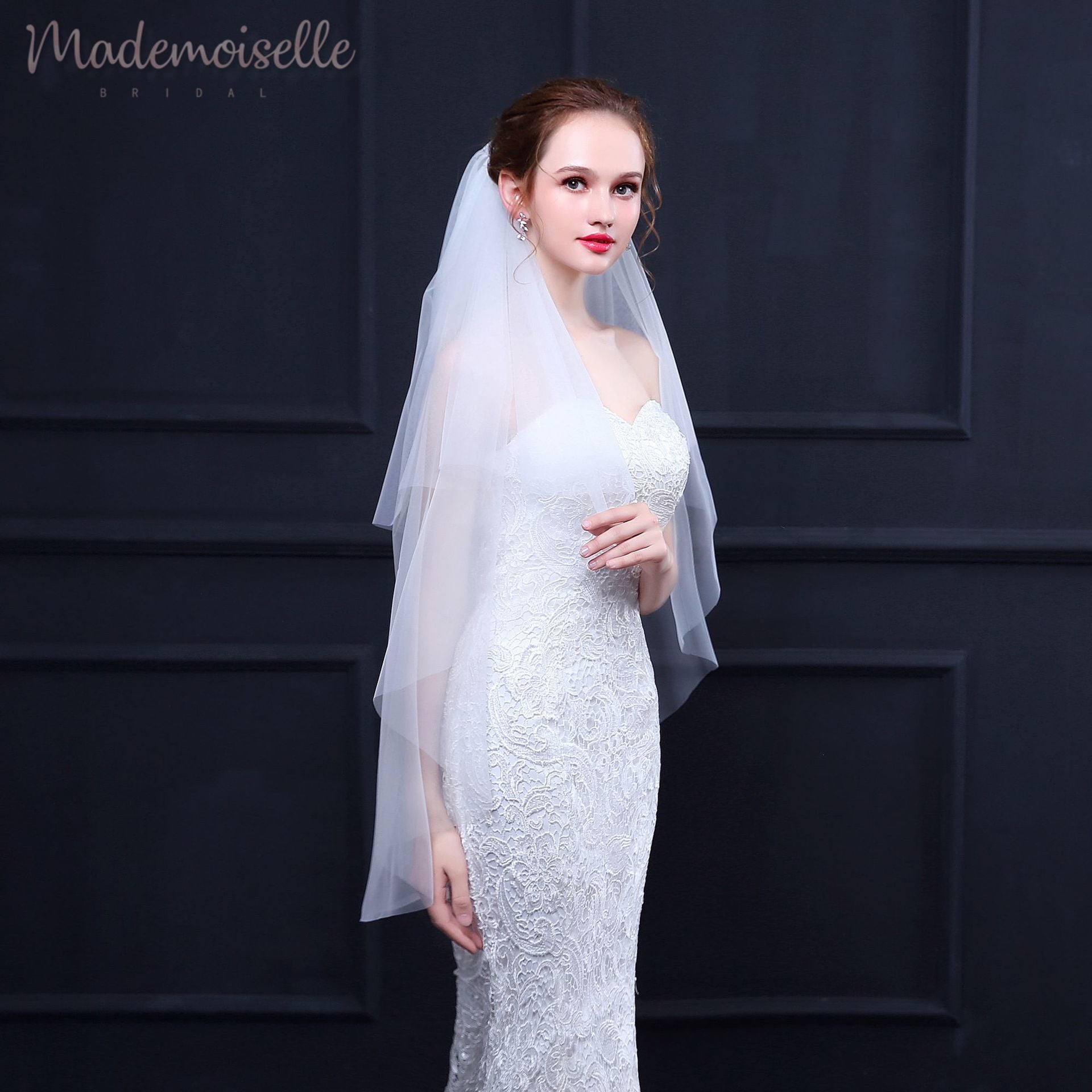 Drema Veil - Elegant and Lightweight Bridal Veil for Weddings, Perfect for Brides, Photoshoots & Special Occasions