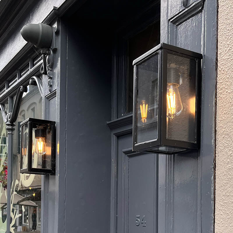 Balwyn 1/2Lt Outdoor Wall Light - Galvanized Steel Waterproof Exterior Sconce for Porch, Garden & Patio Lighting