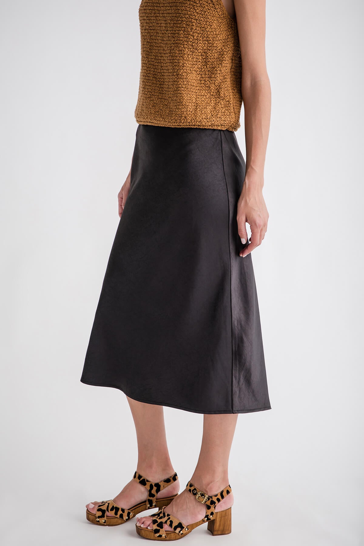 By Together Manhattan Dream Skirt - Women's Flowy Midi Skirt with Pockets | Perfect for Casual Outings, Date Nights & Office Wear