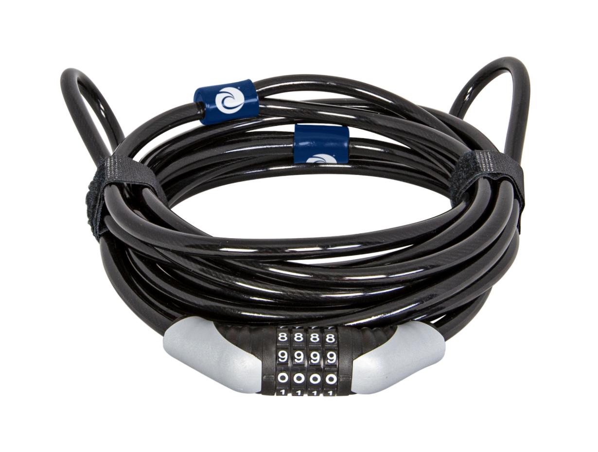 Harmony Kayak Security Cable Lock - Anti-Theft Protection for Sit-On-Top Kayaks | Perfect for Outdoor Storage, Beach Trips & Water Sports