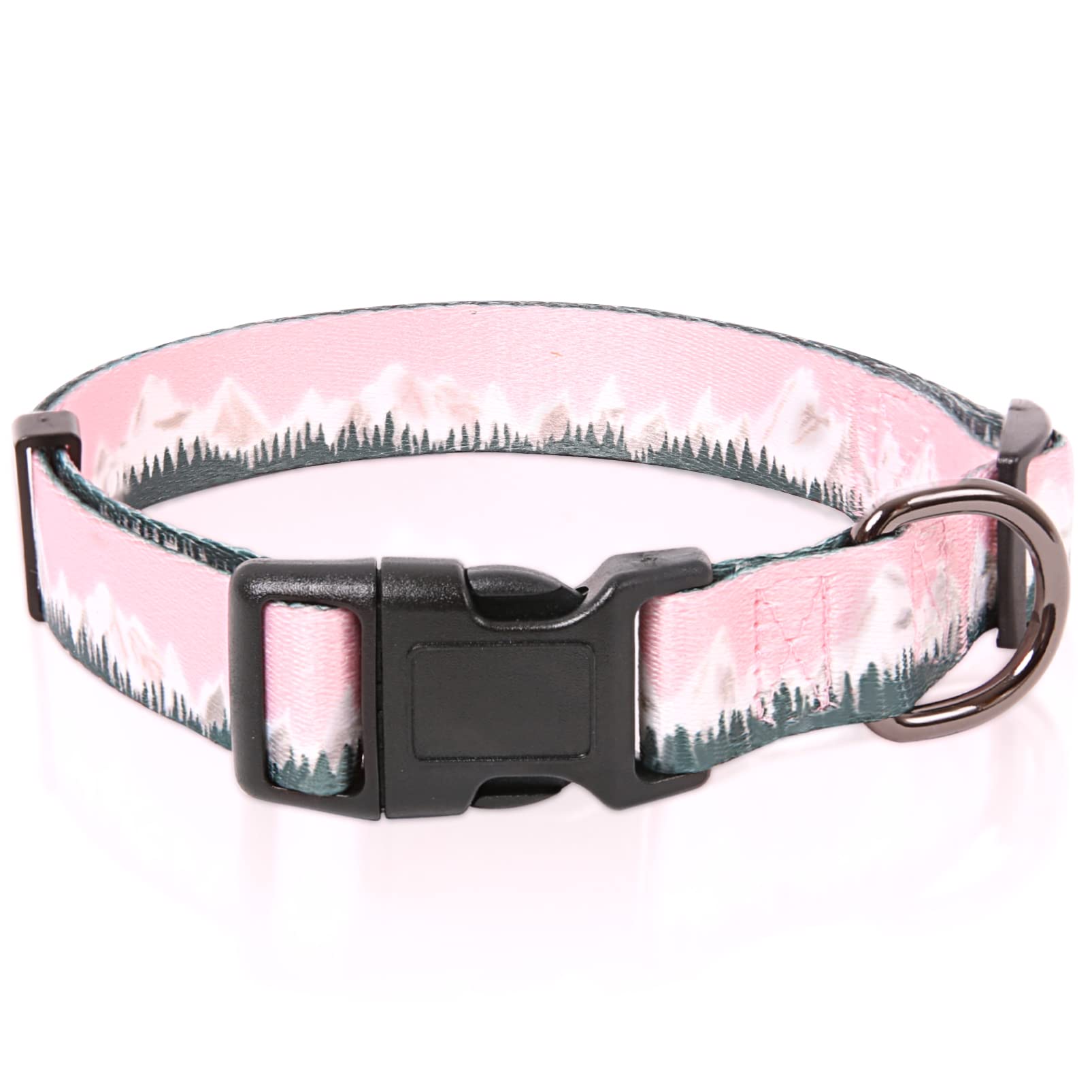 Timos Adjustable Soft Dog Collar with Metal Buckle for Small, Medium & Large Dogs - Comfortable Puppy Collar for Daily Walks, Training & Outdoor Adventures