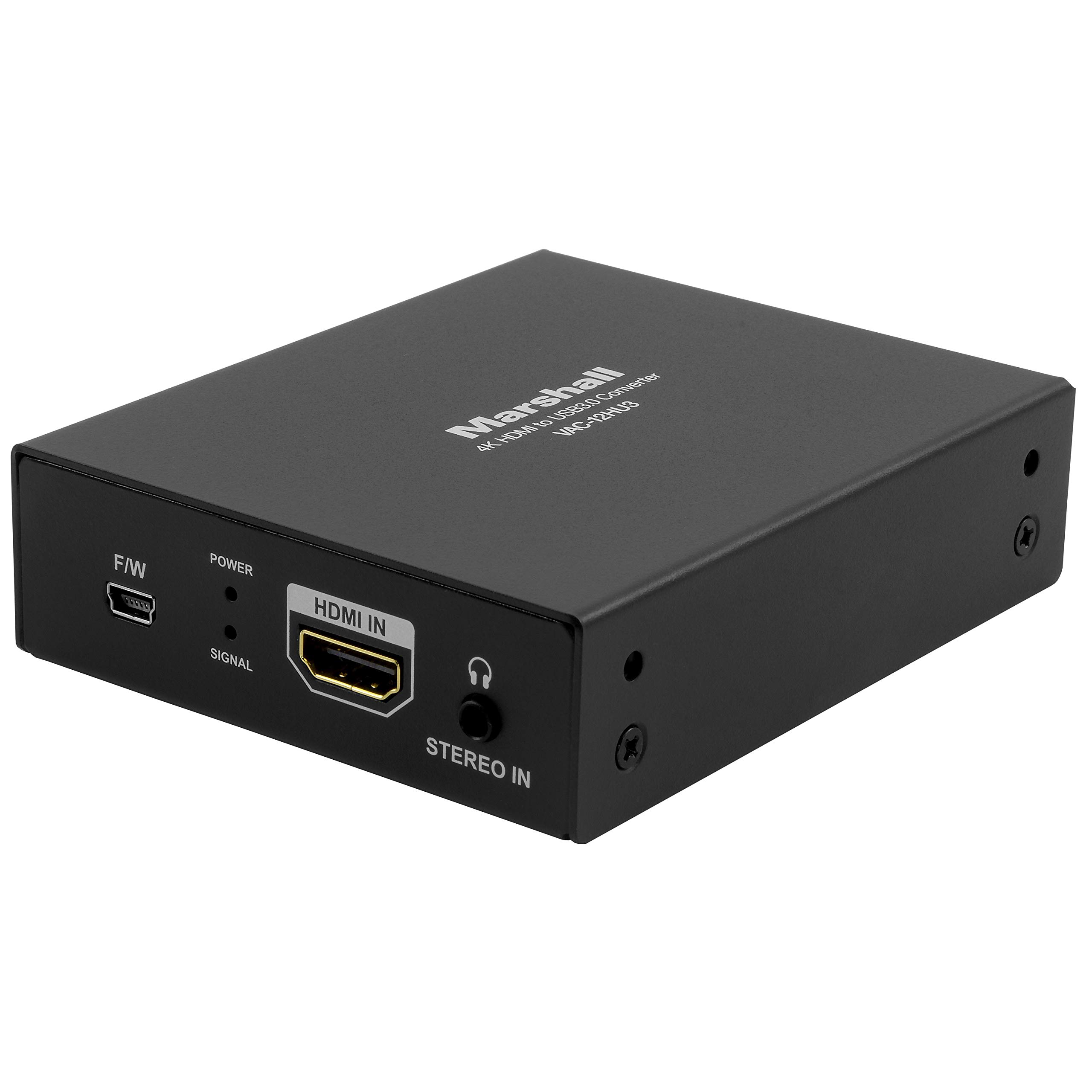 Marshall Electronics VAC-12HU3 HDMI to USB 3.0 Video Capture Converter - Stream & Record HD Content for Live Broadcasting, Gaming, and Video Conferencing