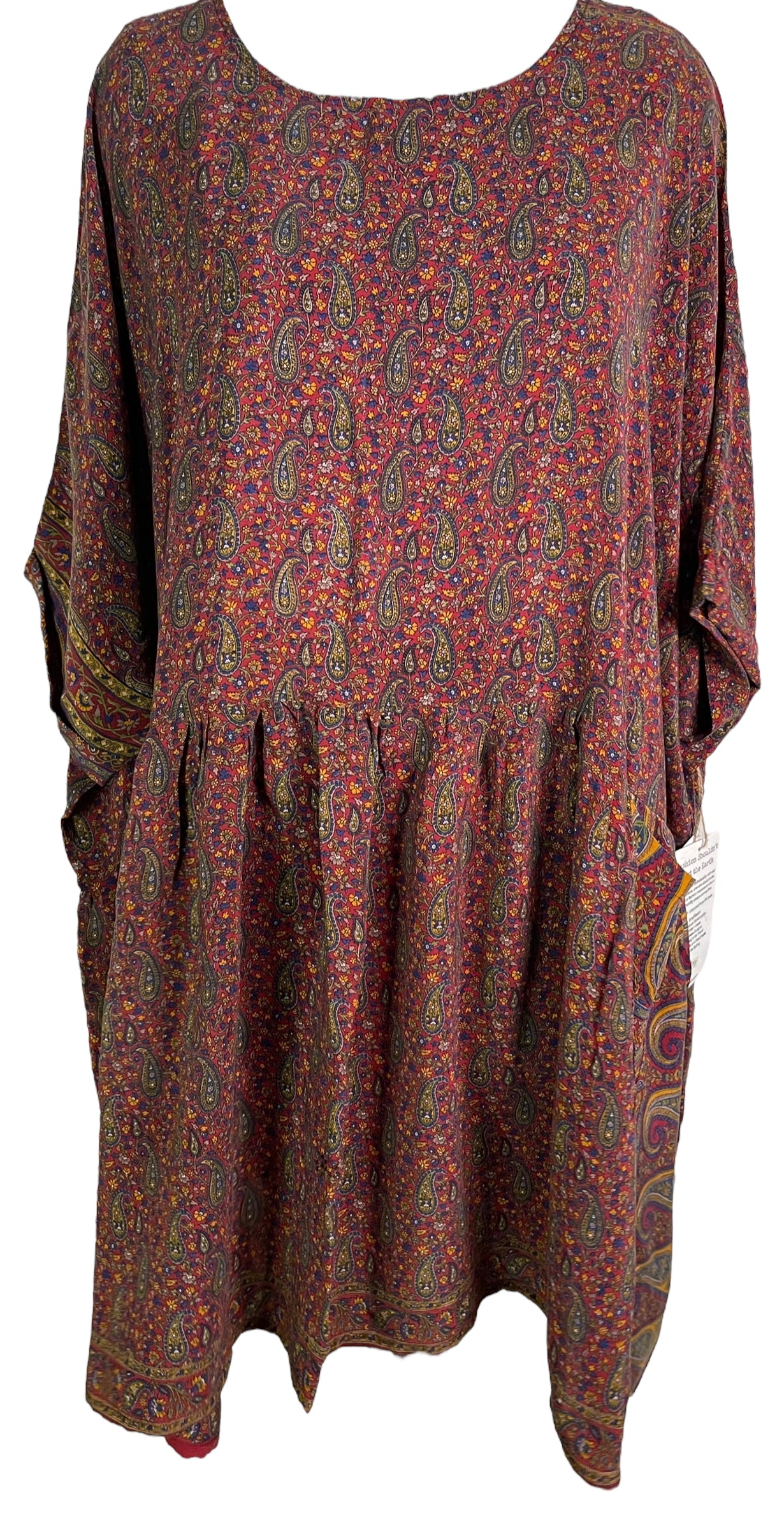 PRC3799 Avatar Pure Silk Boxy Babydoll Dress - Elegant Loose Fit Nightgown for Women, Perfect for Sleepwear, Loungewear and Special Occasions