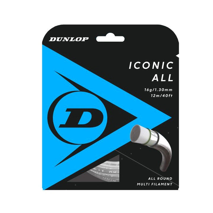 Dunlop Iconic All String Tennis Racket - Premium Graphite Construction for Power & Control - Perfect for Competitive Play & Training Sessions