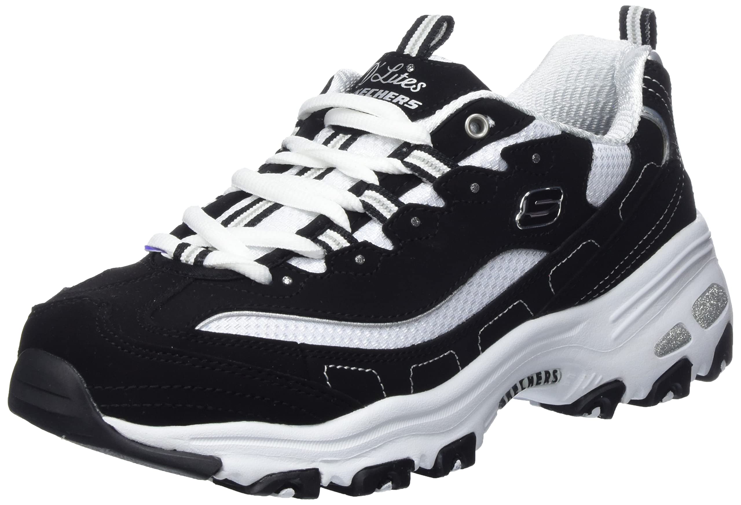 Skechers Women's D'Lites Biggest Fan Fashion Sneakers - Lightweight Comfortable Walking Shoes for Women - Perfect for Casual Wear, Gym & Outdoor Activities