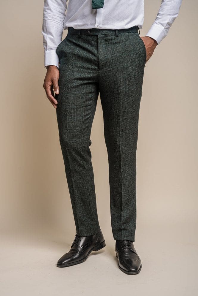 Cavani Caridi Men's Slim Fit Dress Pants for Work & Business | Comfortable Office Trousers for Professional Style