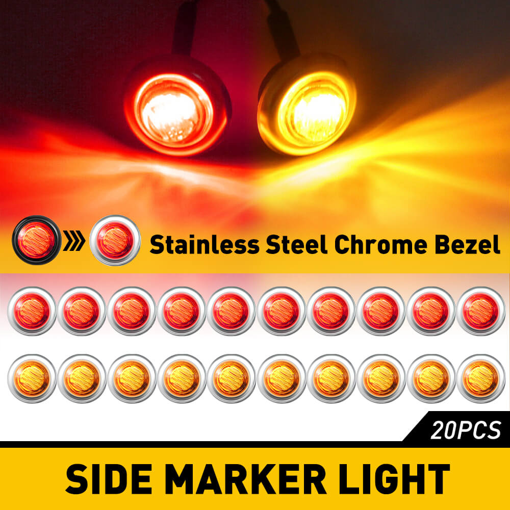 Red light(10pcs) +Yellow light(10pcs)