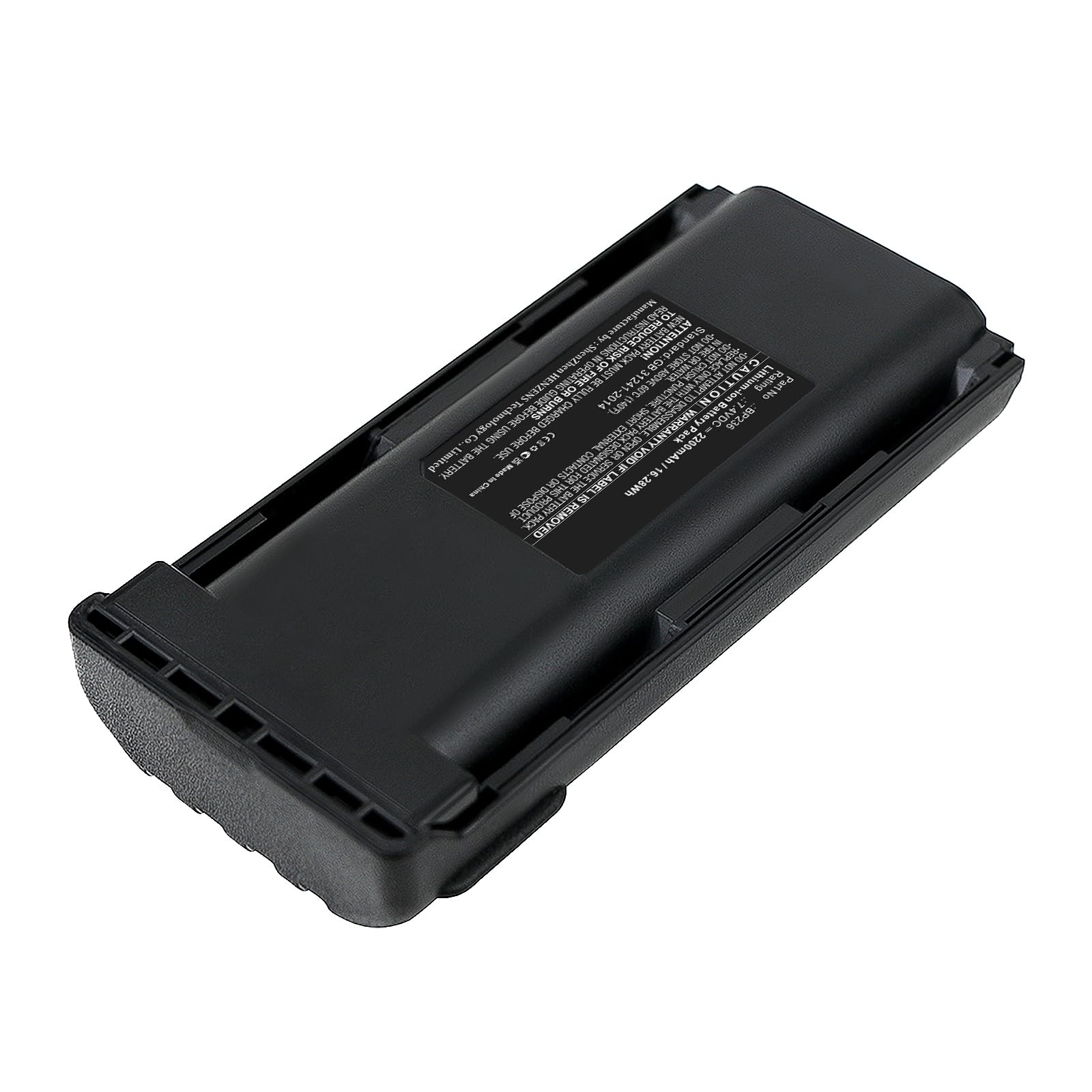 Synergy Digital 2-Way Radio Battery for Icom IC-F70DST - 2200mAh Li-ion 7.4V High Capacity Replacement Battery (BP-235 Compatible) - Perfect for Security, Construction & Outdoor Communication