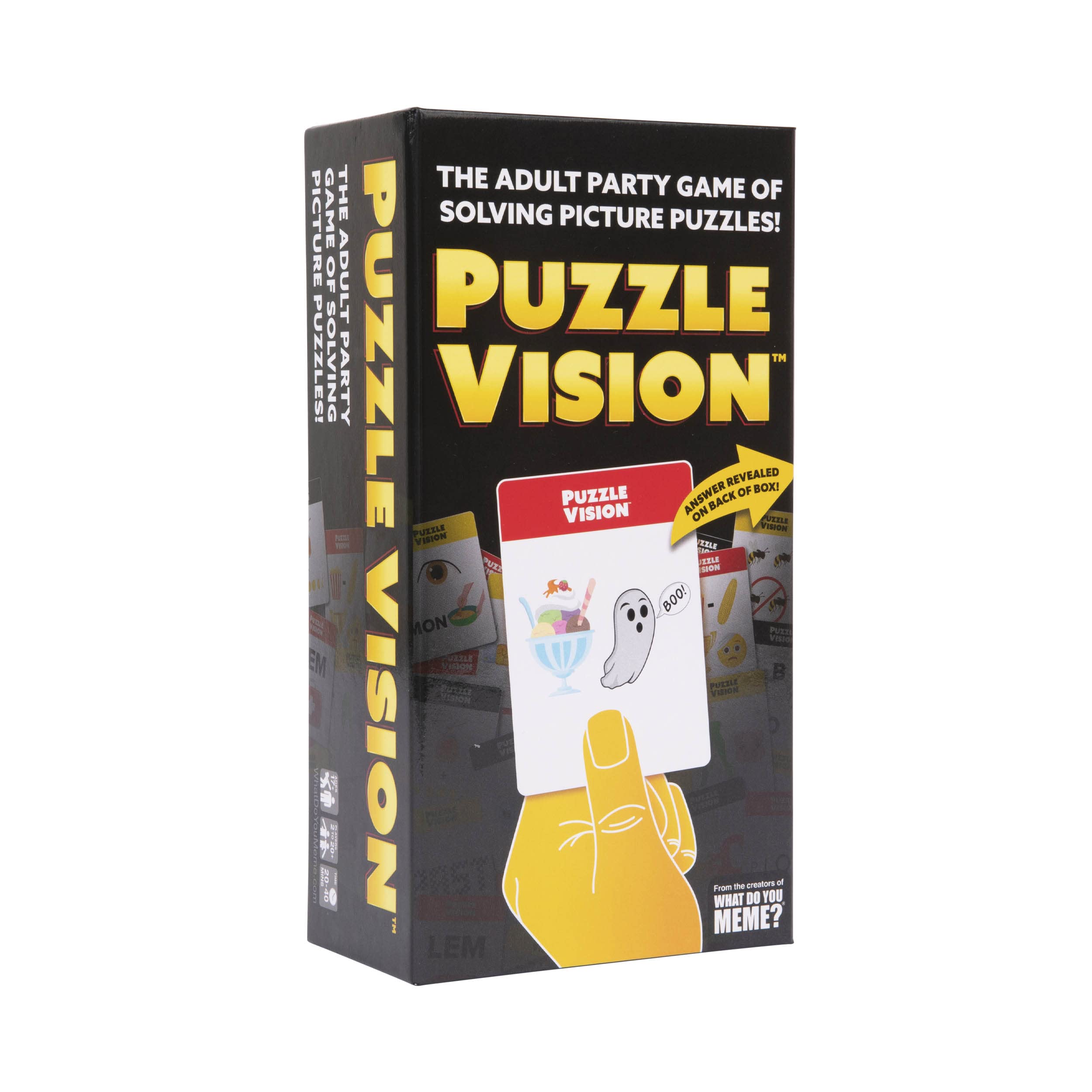 Puzzle Vision - Picture Puzzle Guess The Phrase Party Game for Adults & Families | Fun Group Game Night, Birthday Parties & Team Building Activities