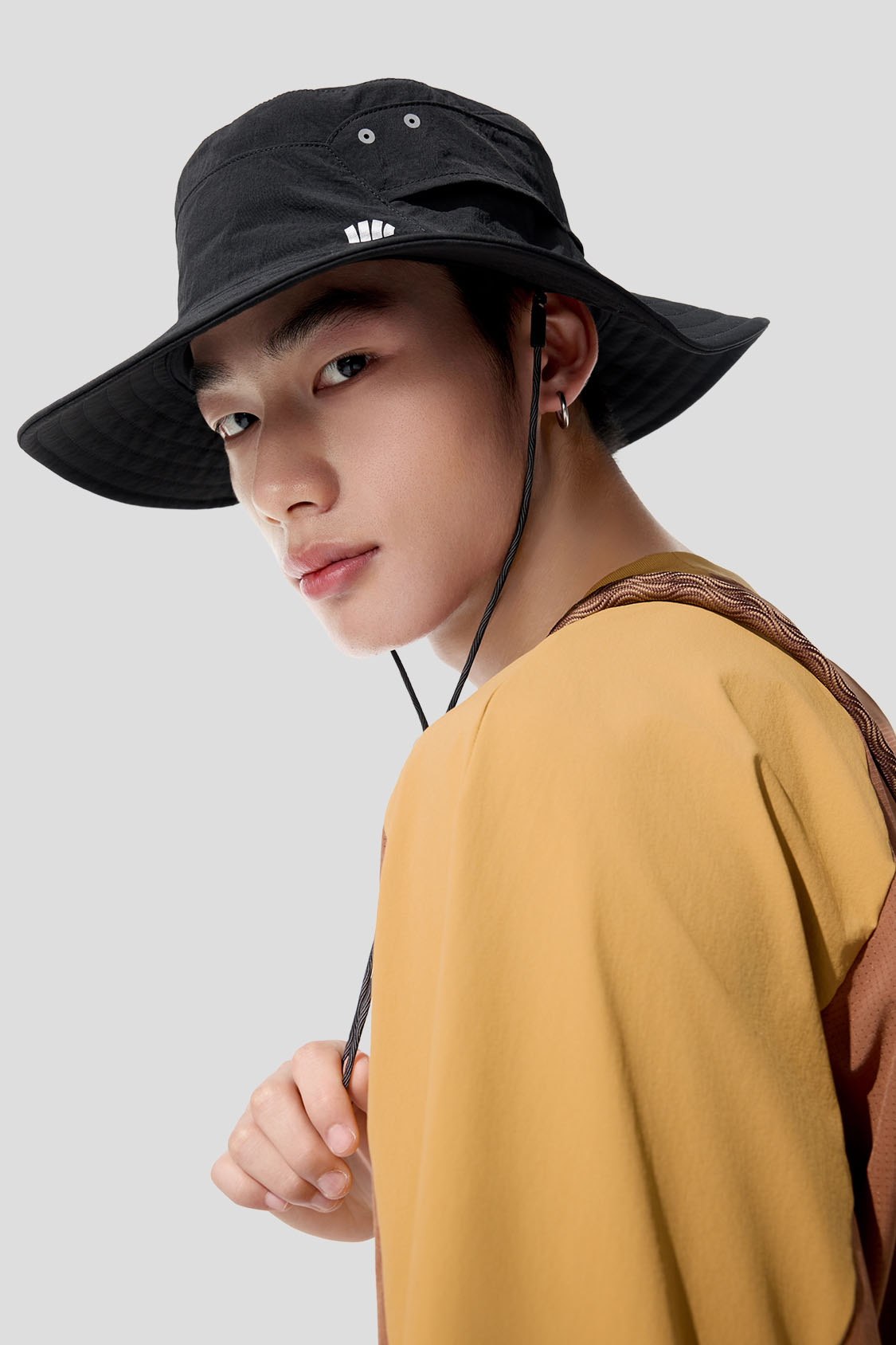 Breeze Men's UPF50+ Breathable Fisherman Sun Hat for Outdoor Fishing, Hiking, and Beach Activities - Lightweight & UV Protection