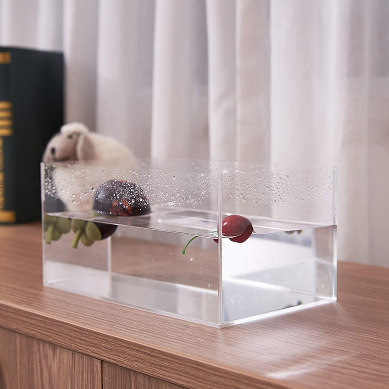 Clear Acrylic Display Case 40x30x30cm - Premium Collectible Showcase Box with Integrated Design & Secure Sealing - Perfect for Jewelry, Action Figures & Memorabilia Display in Retail Stores or Home Collections