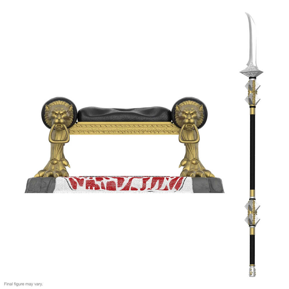 Conan The Barbarian Ultimates W4 Throne of Aquilonia Action Figure - Collectible Toy for Fans & Display - Perfect for Comic Book Lovers, Fantasy Collectors & Home Decor
