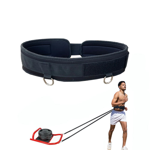 Heavy Duty Sled Pulling Belt - Adjustable Waist Strap for Strength Training, Sled Workouts & Fitness Exercises - Perfect for CrossFit, Football Training & Outdoor Fitness Routines