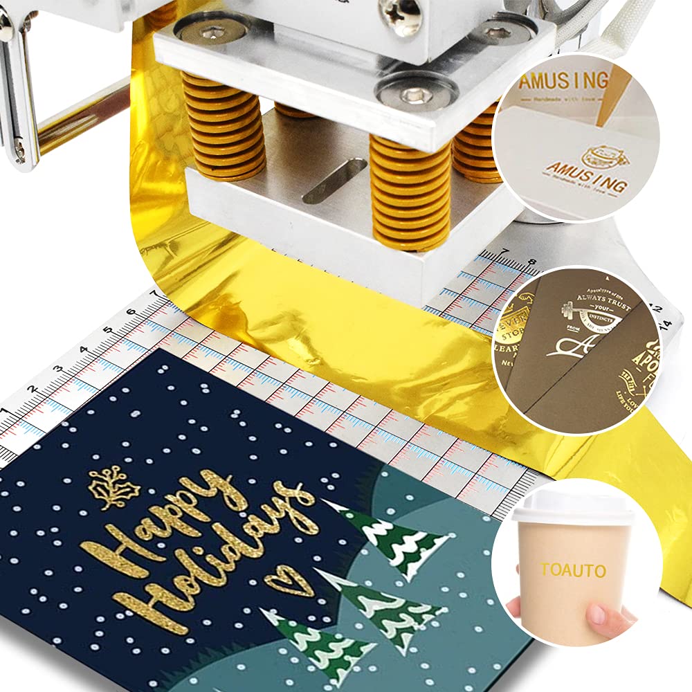 Upgraded 110V Hot Foil Stamping Machine 5x7cm (1.97