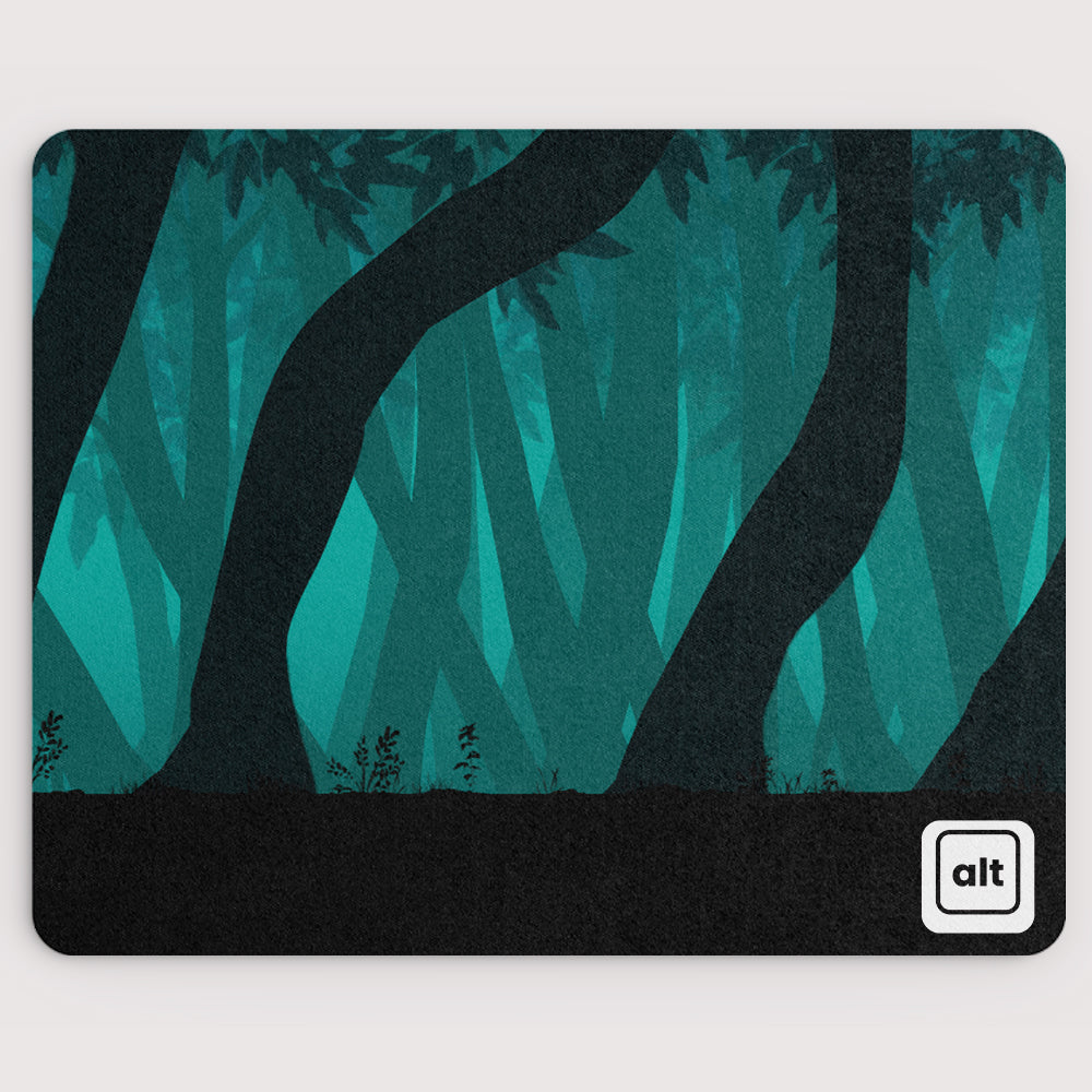 Premium Dark Forest Gaming Mouse Pad - Non-Slip Rubber Base, Smooth Surface for Precision Control - Perfect for Gaming, Office & Home Use