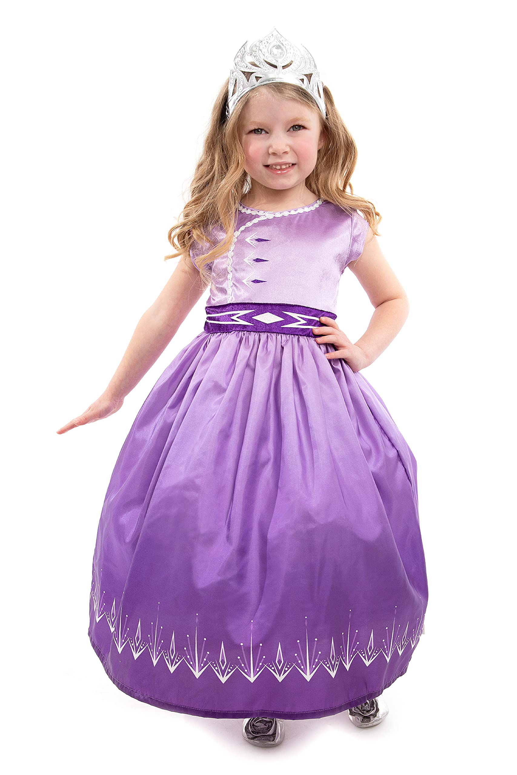 Little Adventures Ice Harvest Princess Dress Up Costume for Girls - Machine Washable Pretend Play & Party Outfit (No Glitter) - Perfect for Halloween, Birthday Parties & Dress-Up Play