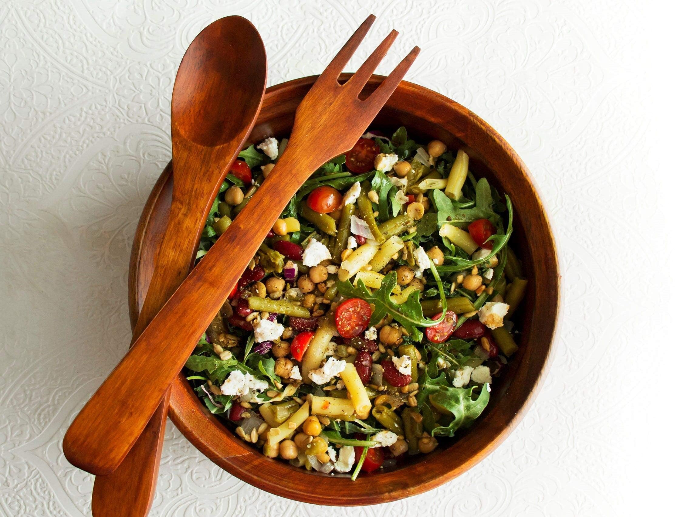 Paisley Farm Five Bean Salad - 24 oz (Pack of 6) | Premium Canned Mixed Beans | Ready-to-Eat Salad for Picnics, BBQs & Healthy Meal Prep