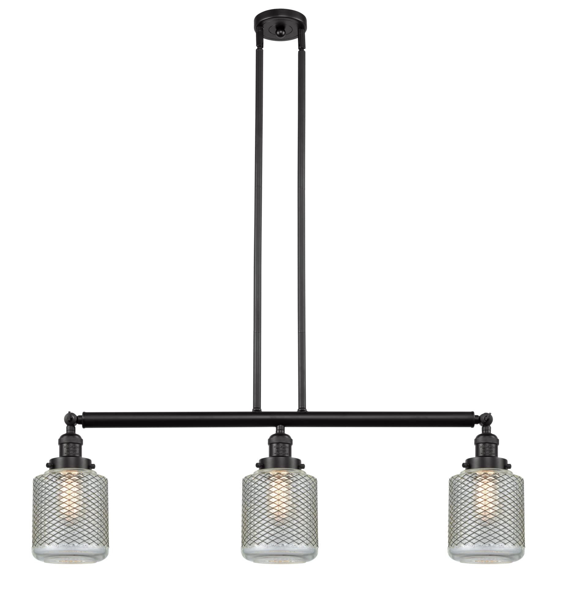 Stanton 3-Light Island Pendant Light Fixture in Antique Copper - Modern Kitchen Lighting for Dining Room & Bar Counter Decor