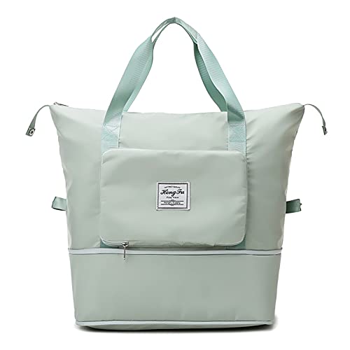 IKAXIYO Foldable Large Capacity Travel Duffel Bag - Waterproof Polyester Scratch-Resistant Gym Tote Bag for Women & Men - Perfect for Workout, Travel, Sports & Daily Use