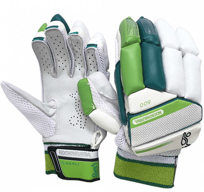 Kookaburra Kahuna 600 Cricket Batting Gloves - Premium Leather Protection for Cricket Players - Perfect for Practice & Match Play