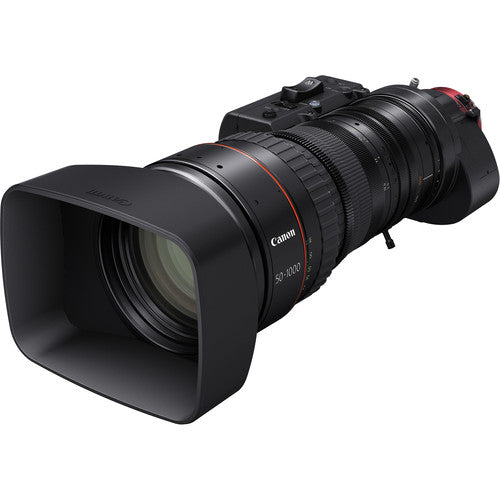 Canon CINE SERVO 50-1000mm T5.0-8.9 EF Mount Cinema Lens - Professional 4K Video & Broadcast Zoom Lens for Filmmaking, Sports & Wildlife Videography