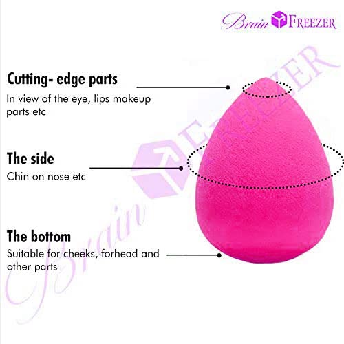 Premium Beauty Blender Sponge - Soft Makeup Puff for Flawless Complexion (Color May Vary) | Ideal for Foundation, Concealer & Powder Application