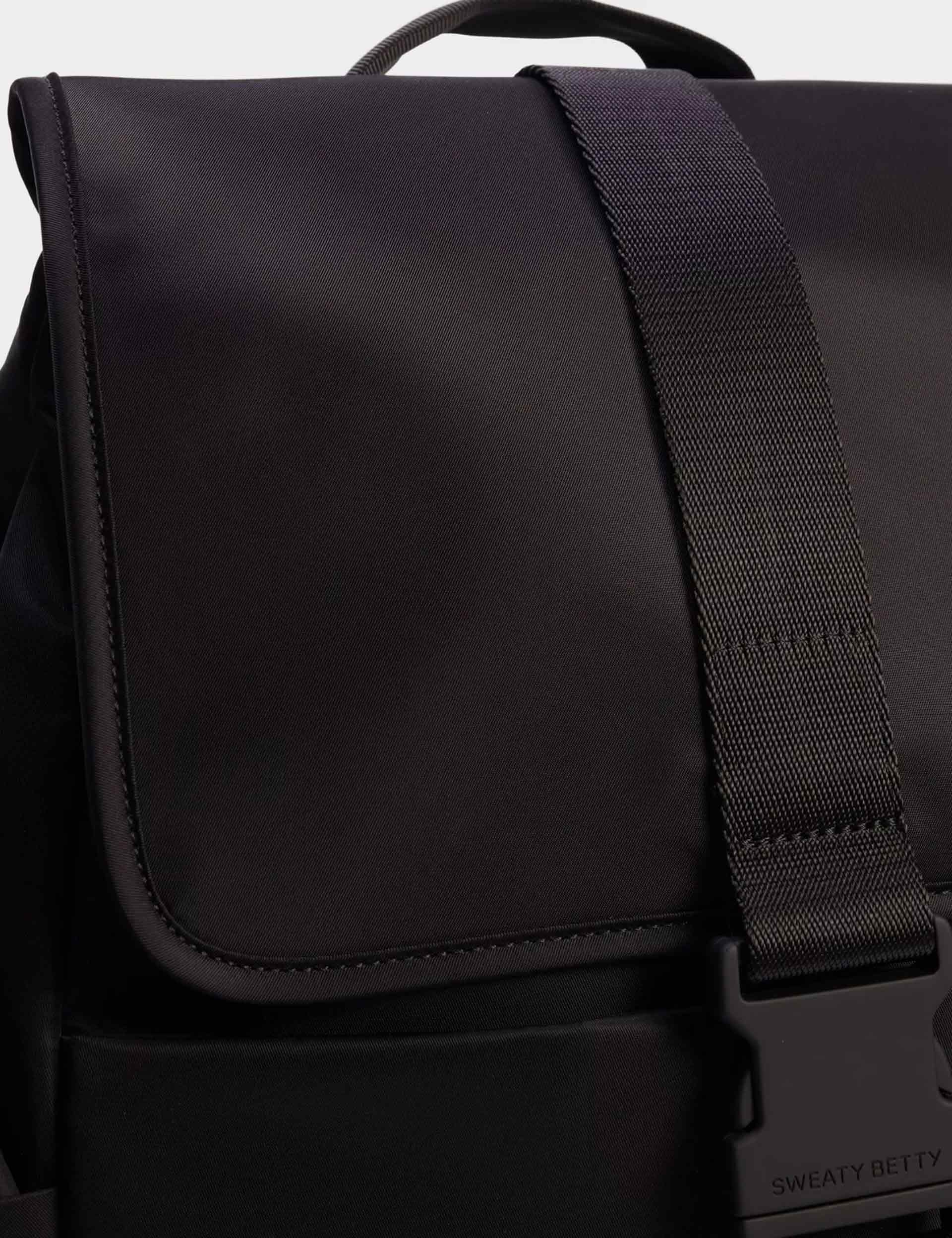 Essentials Motion Backpack - Waterproof Travel Backpack for Men & Women, Durable Black Laptop Backpack with USB Charging Port - Perfect for Commuting, Hiking, and Business Travel