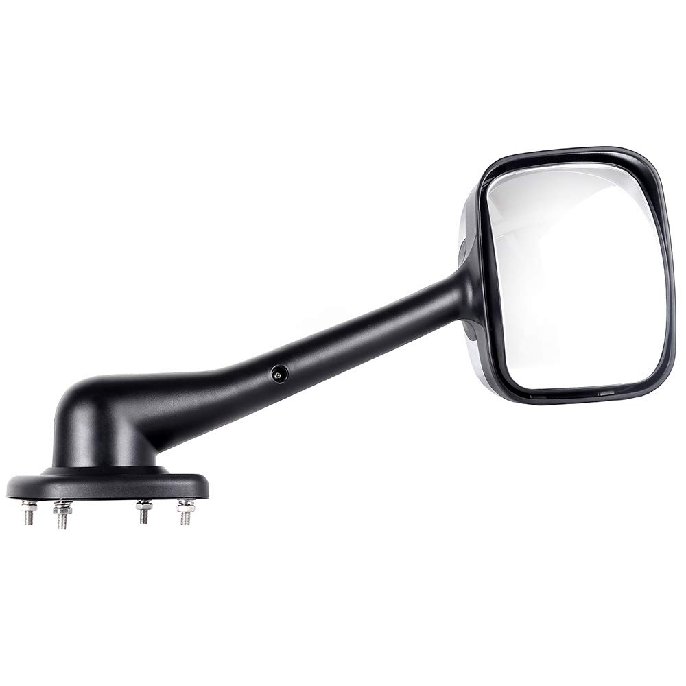 CCiyu Manual Adjust Chrome Towing Mirror - Left Side (LH) Compatible with 2008-2016 Freightliner Cascadia | Durable Replacement Truck Mirror for Enhanced Visibility & Safe Towing