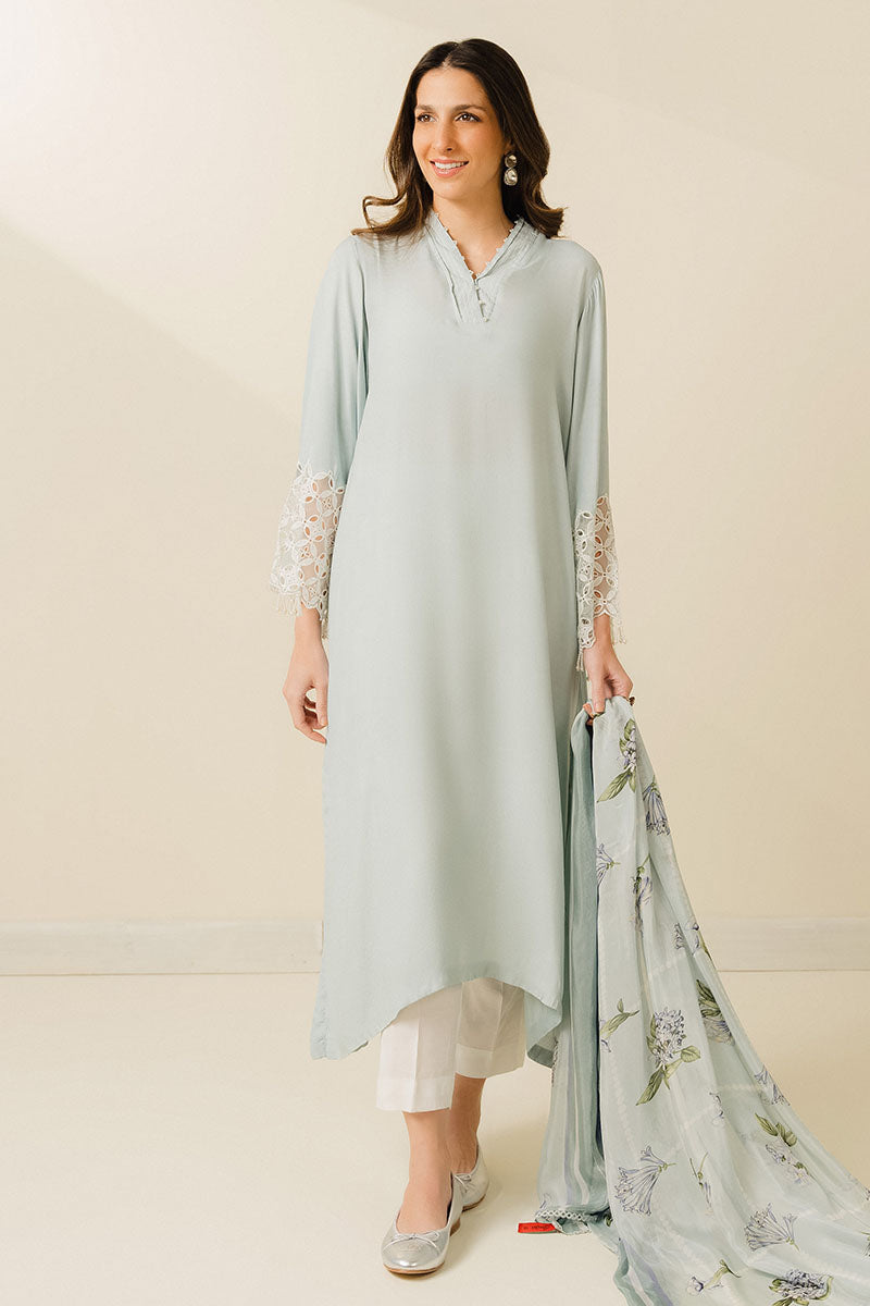 ICY OASIS 2PC Set - Stylish Women's Shirt & Dupatta Outfit | Perfect for Festivals, Parties & Special Occasions