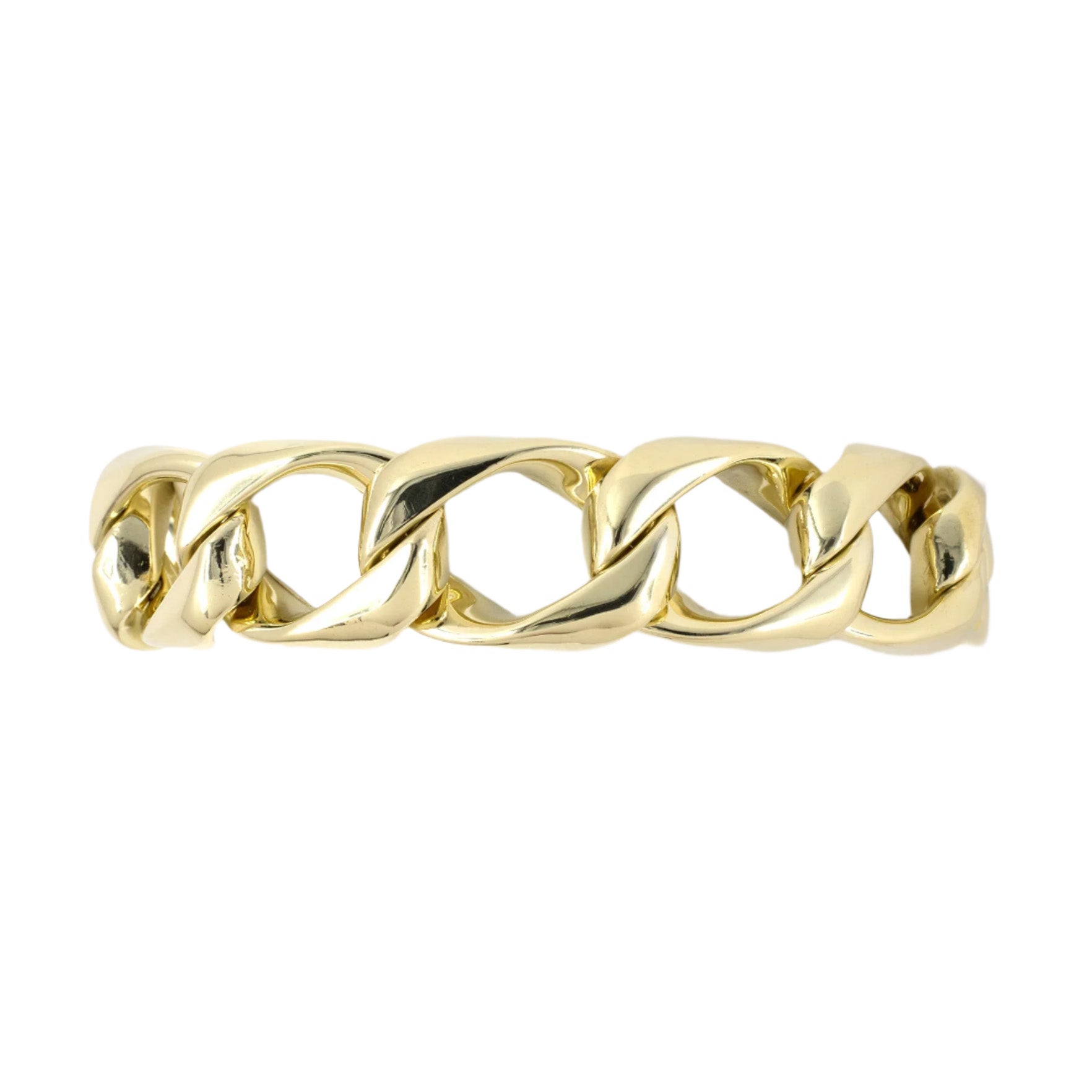 Gold Hollow Open Curb Link Bracelet for Women - Elegant Layered Jewelry for Everyday Wear, Parties & Special Occasions